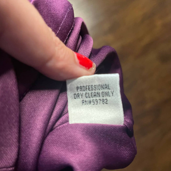 Hailey Logan by Adrianna Papell One Shoulder Purple Cocktail Dress Size Small - Picture 3 of 7